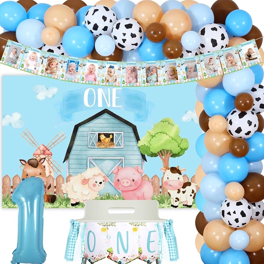 Barnyard Birthday Banner Free Printable