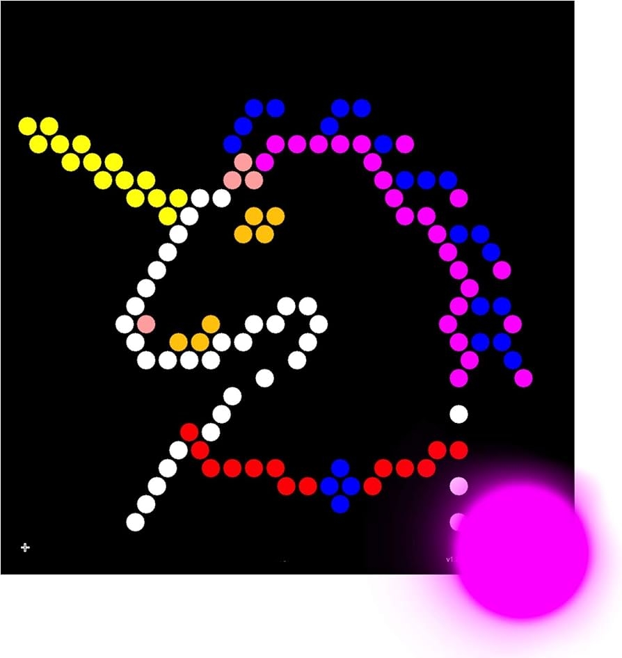 Amazon IllumiPeg Little Miss Refill Templates For Lite Brite Cube Flat Screen And Four Share 10 Sheets 7x7 Toys Games