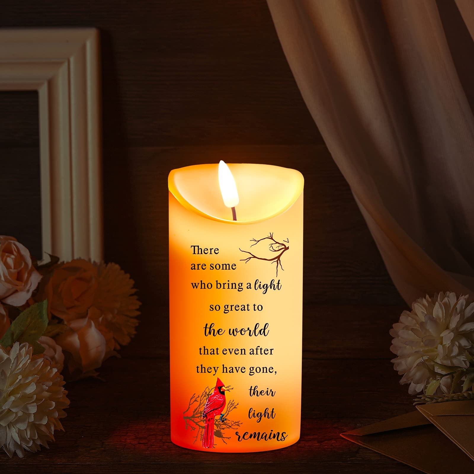 Amazon Memorial Candles Memorial Gifts LED Memorial Candles For Loss Of Loved One Sympathy Flameless Candles Bereavement Gifts Battery Candles For Prayers Classic Style 3 X 6 Inch Tools Home Improvement