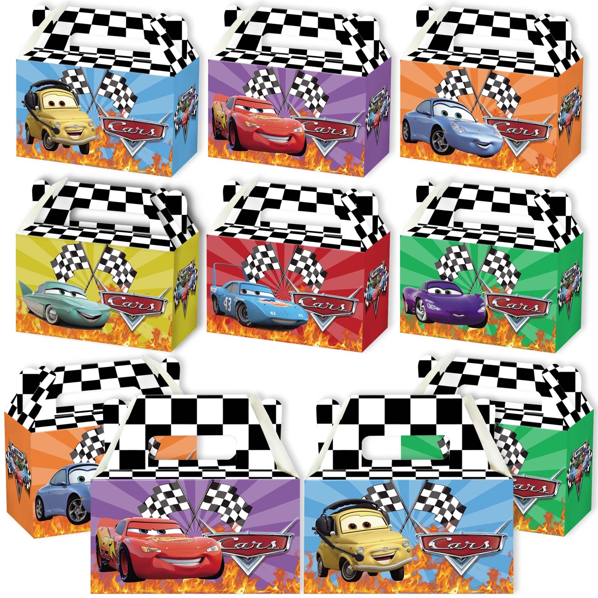 Amazon MLEDUY Cars Birthday Party Supplies Cars Party Decorations 12pcs Cars Gift Boxes Candy Bags Car Birthday Party Favor For Cars Birthday Decorations Toys Games