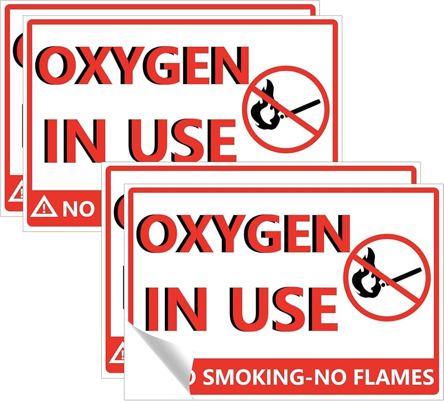 Free Printable Oxygen Warning Signs