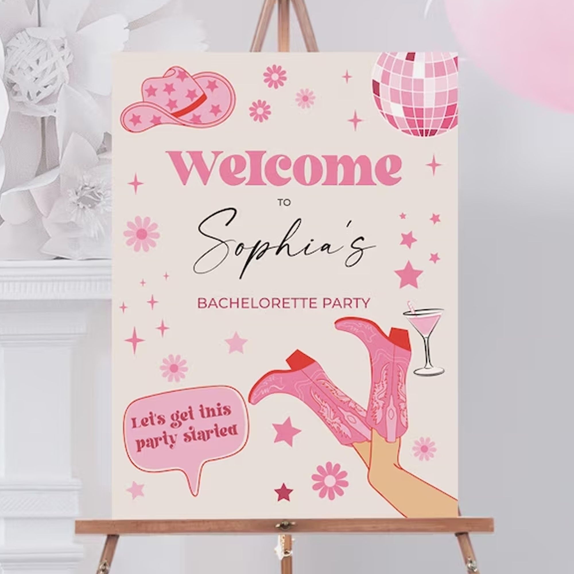 Amazon Personalised Bachelorette Party Sign Bachelorette Welcome Sign Bachelorette Party Hens Night Bachelorette Weekend Hen Party Welcome Sign Template Bachelorette Party Decorations 6 Home Kitchen