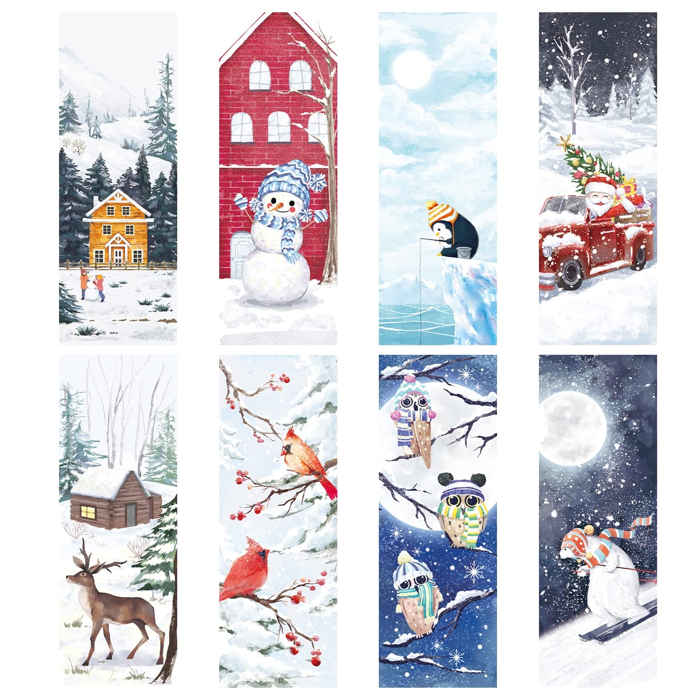 Free Printable Bookmarks Winter