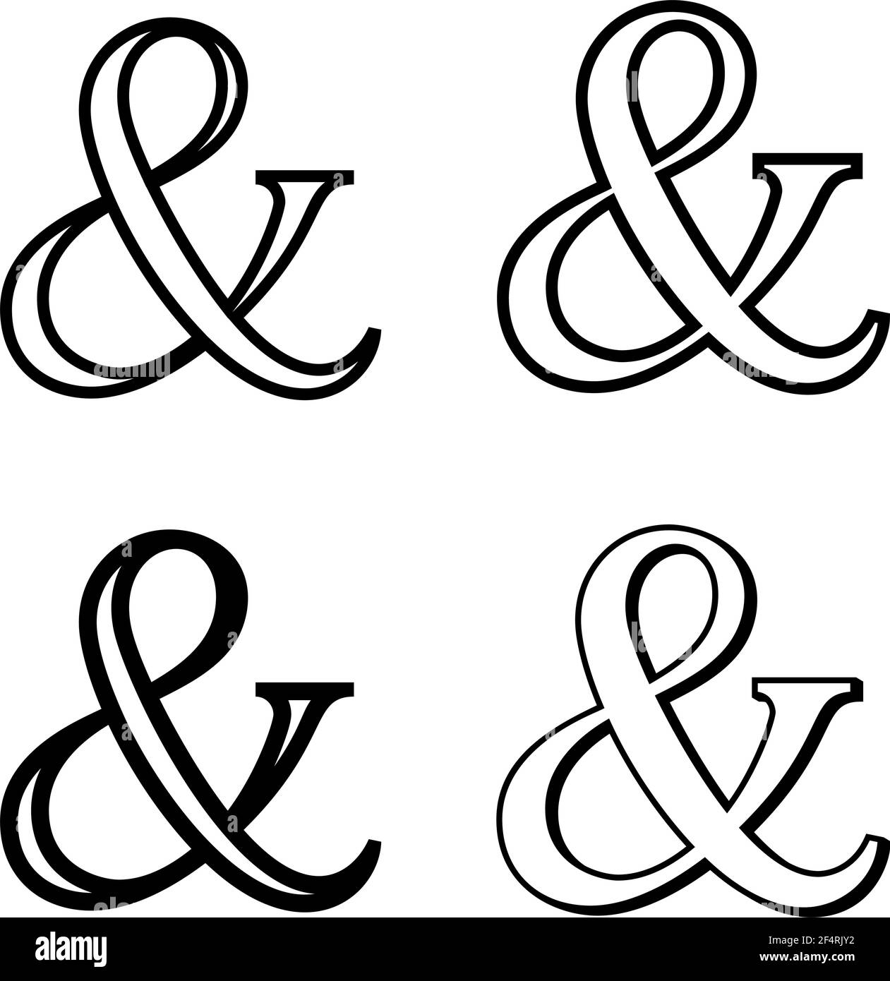 Ampersand Symbol Cut Out Stock Images Pictures Alamy