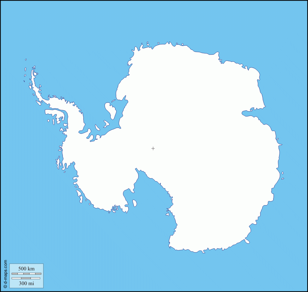 Antarctica Free Map Free Blank Map Free Outline Map Free Base Map Coasts