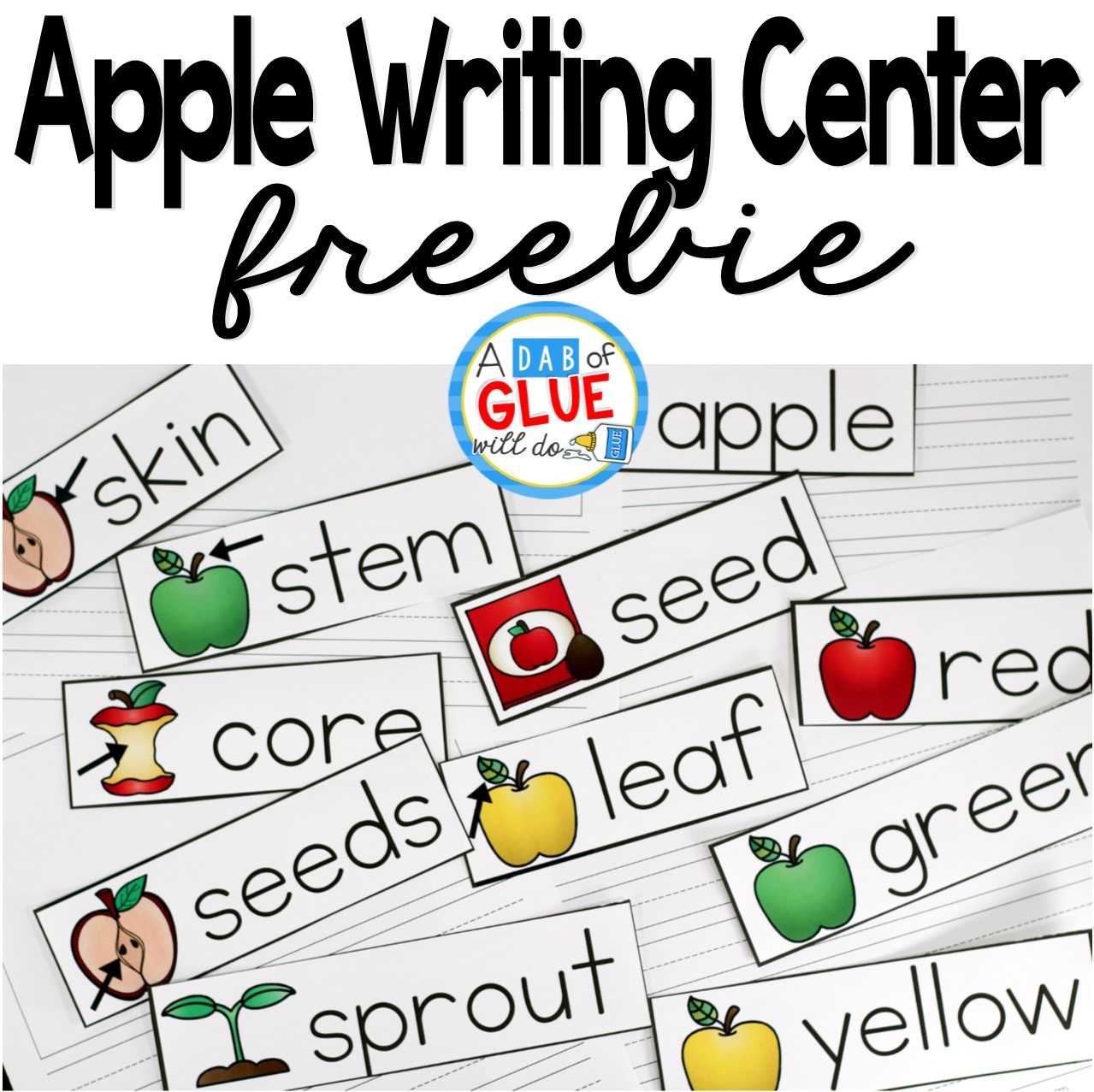 Apple Writing Center A Dab Of Glue Will Do