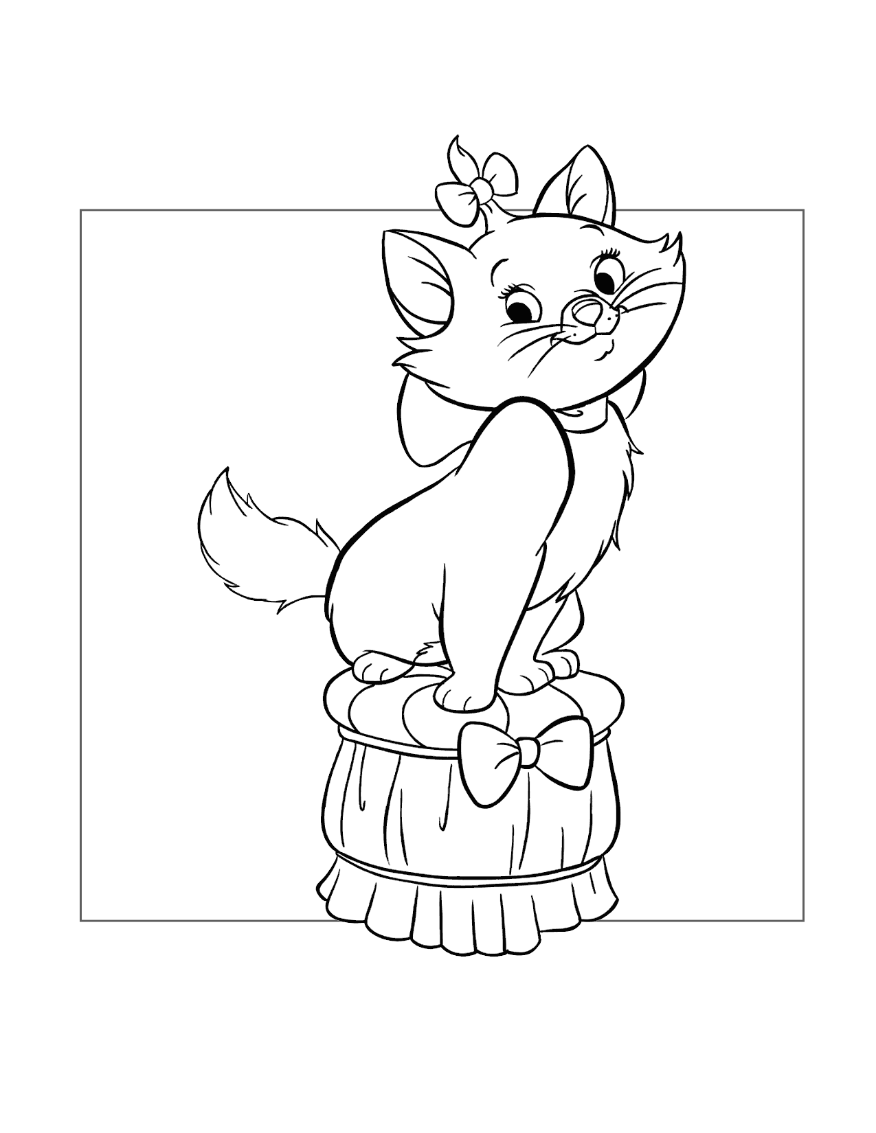 Aristocats Coloring Pages Printable Coloring Pages