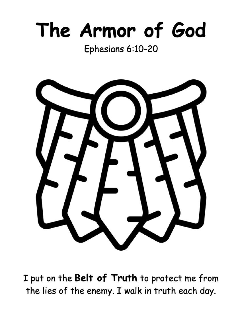 Free Armor Of God Printables