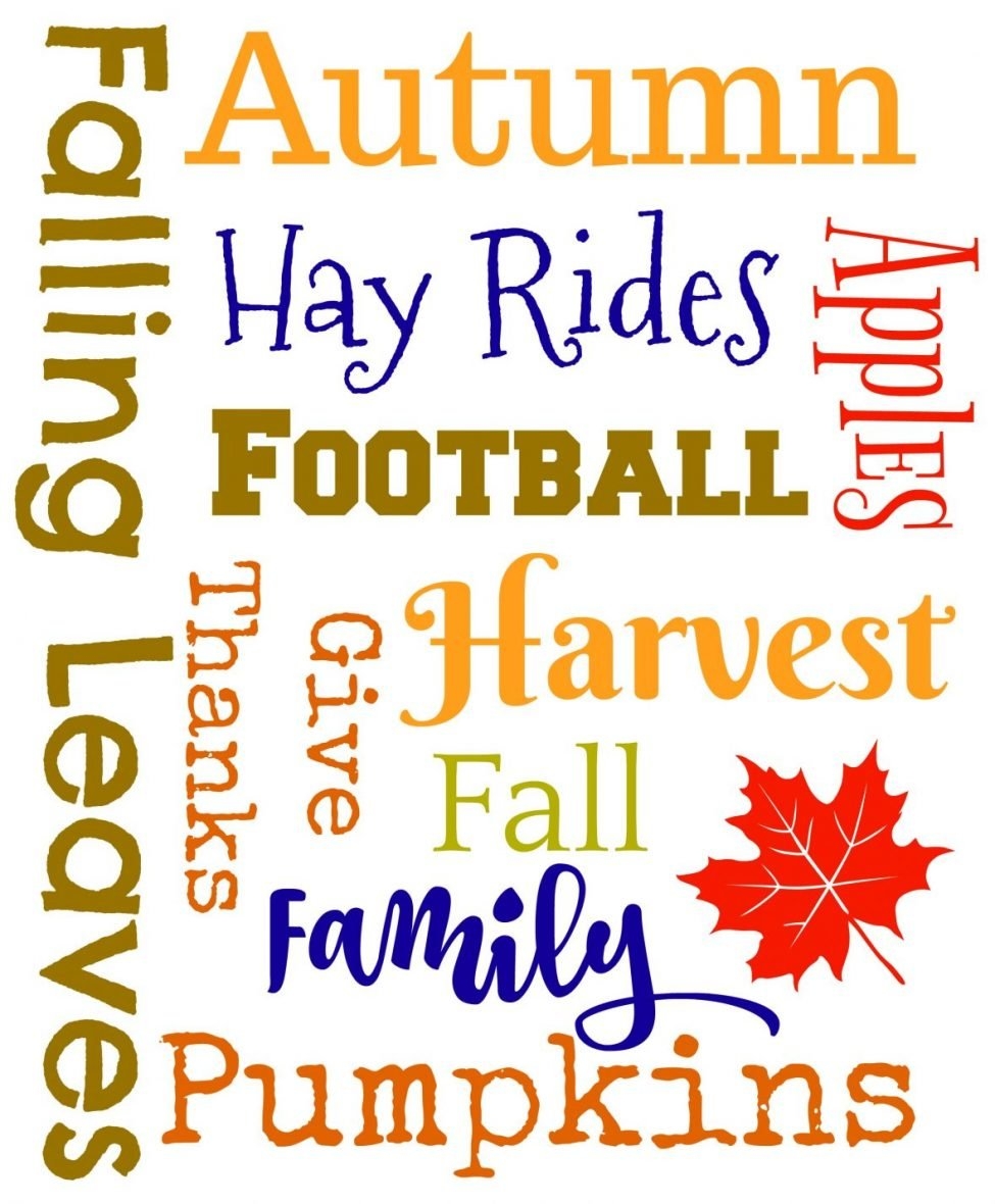 Autumn Subway Art Free Printable Mini Van Dreams