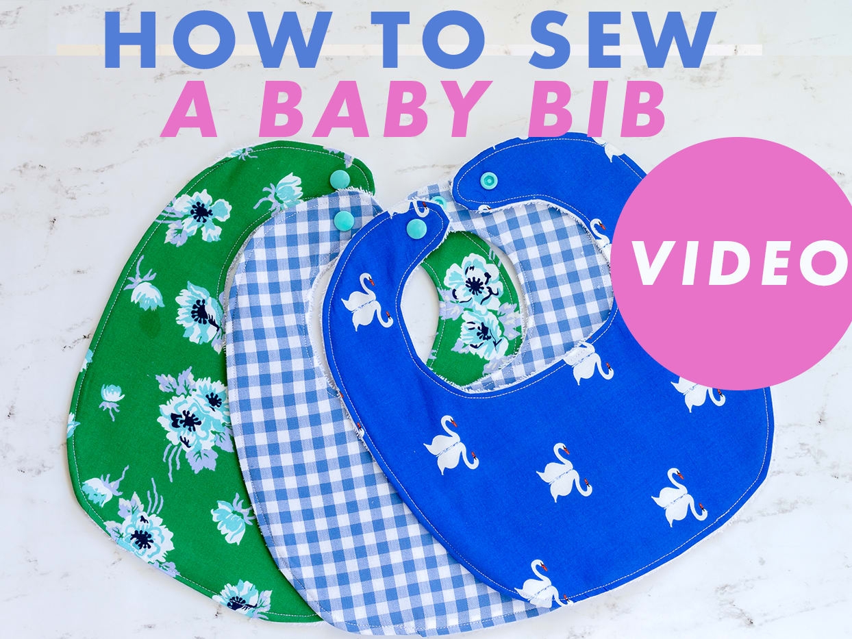 Baby Bib Pattern FREE Sewing Pattern In Four Sizes Coral Co 