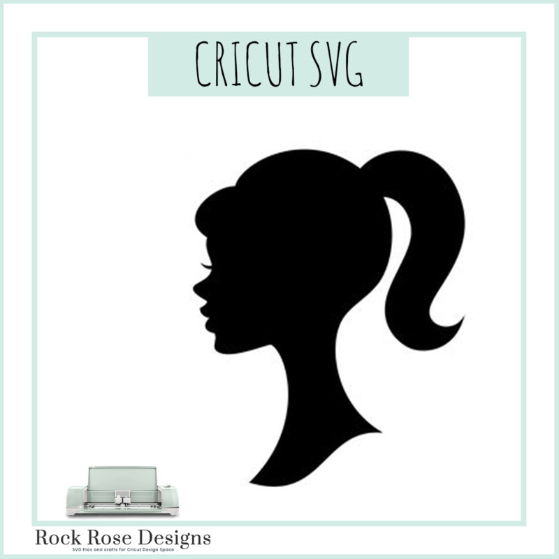 Barbie Silhouette SVG CUT FILE Rock Rose Designs Rock Rose Designs