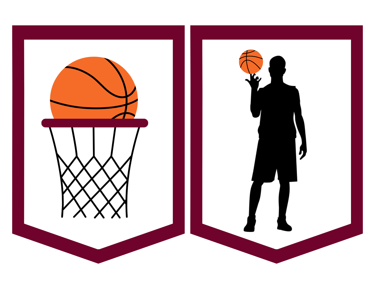 Free Printable Basketball Birthday Banner