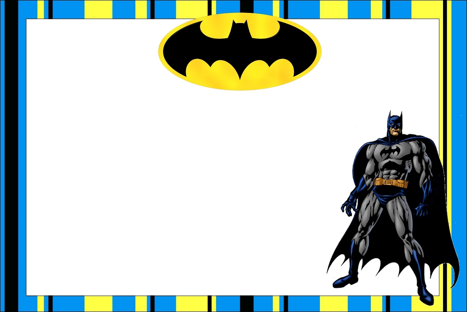 Batman Free Printable Invitations Oh My Fiesta In English