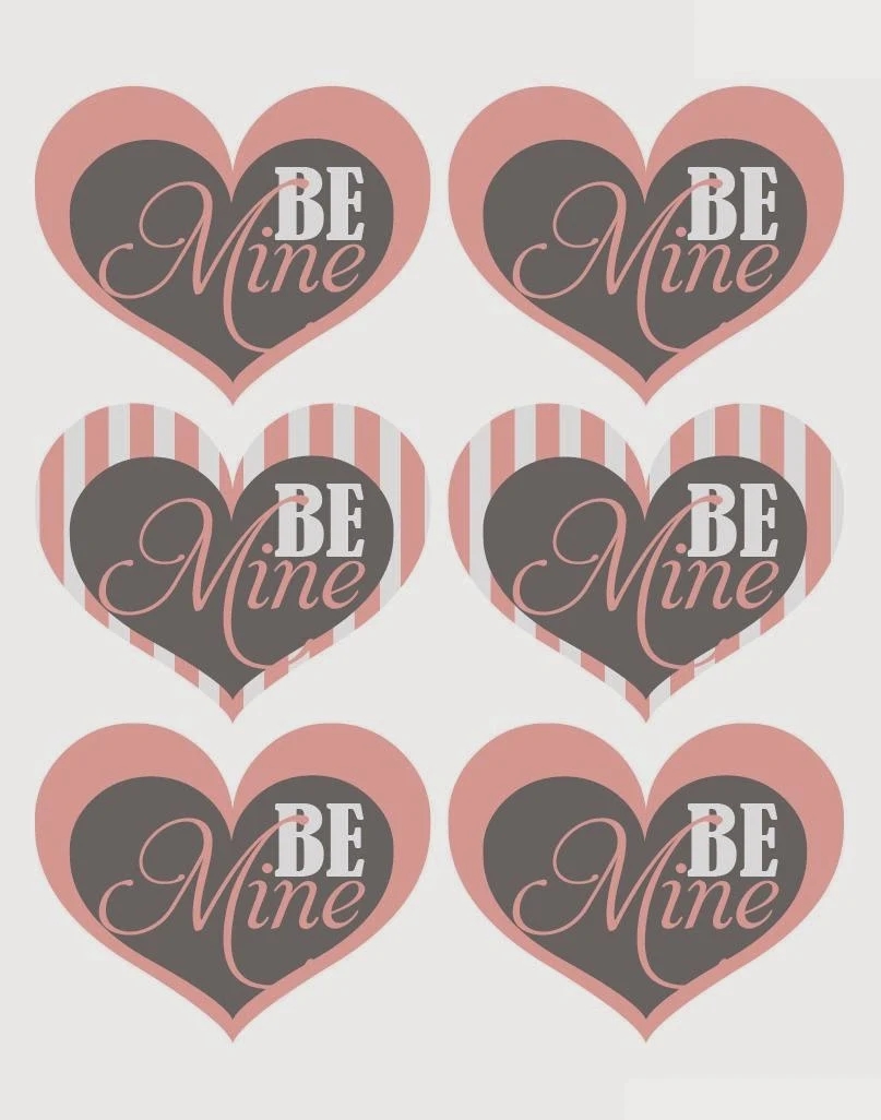 Free Printable Heart Shaped Labels