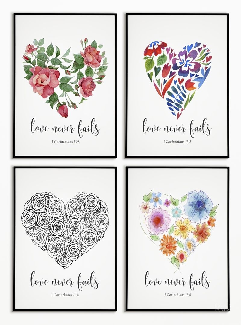 Love Never Fails Free Printable