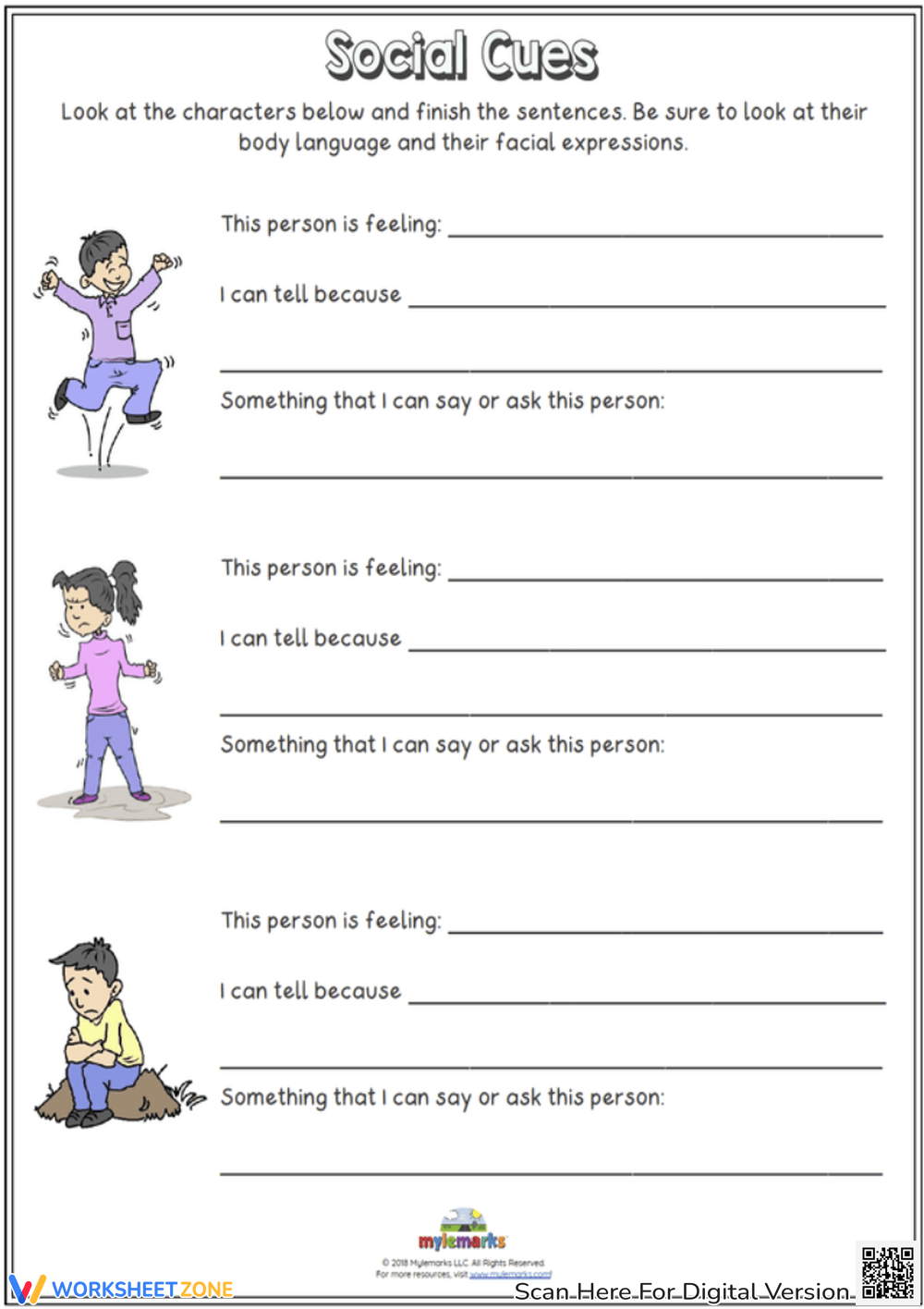 Free Printable Positive Behavior Worksheets