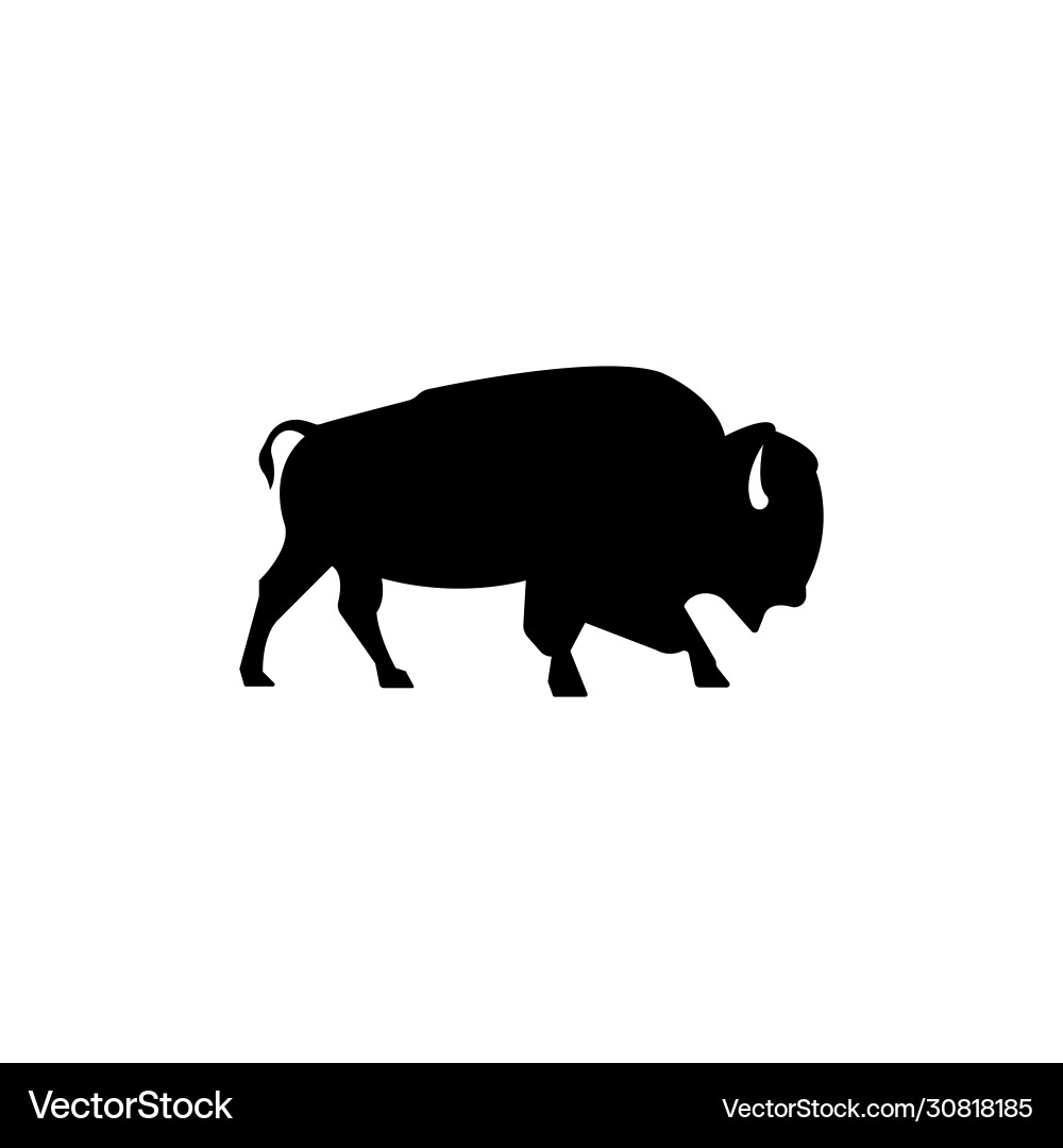 Bison Royalty Free Vector Image VectorStock