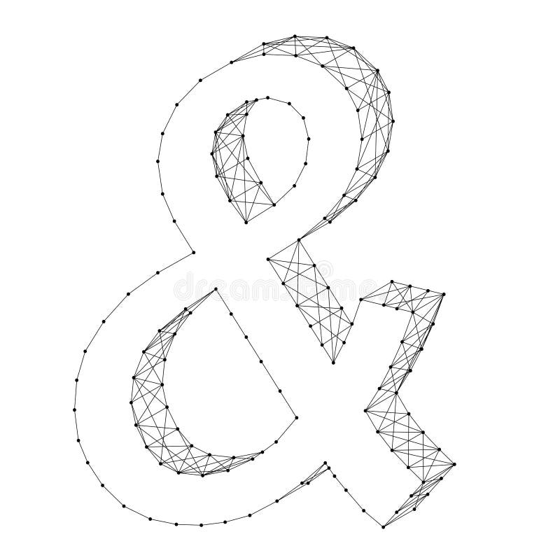 Free Printable Ampersand Outline
