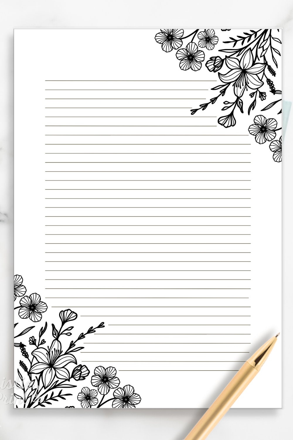 Free Printable Stationary With Lines