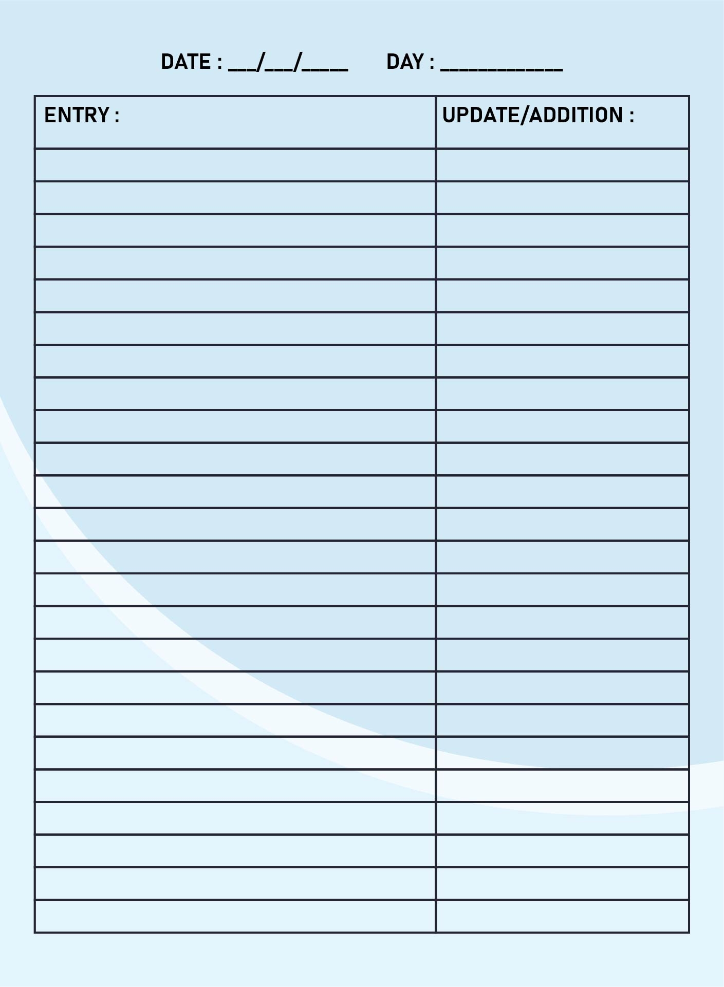Free Printable Forms For Business