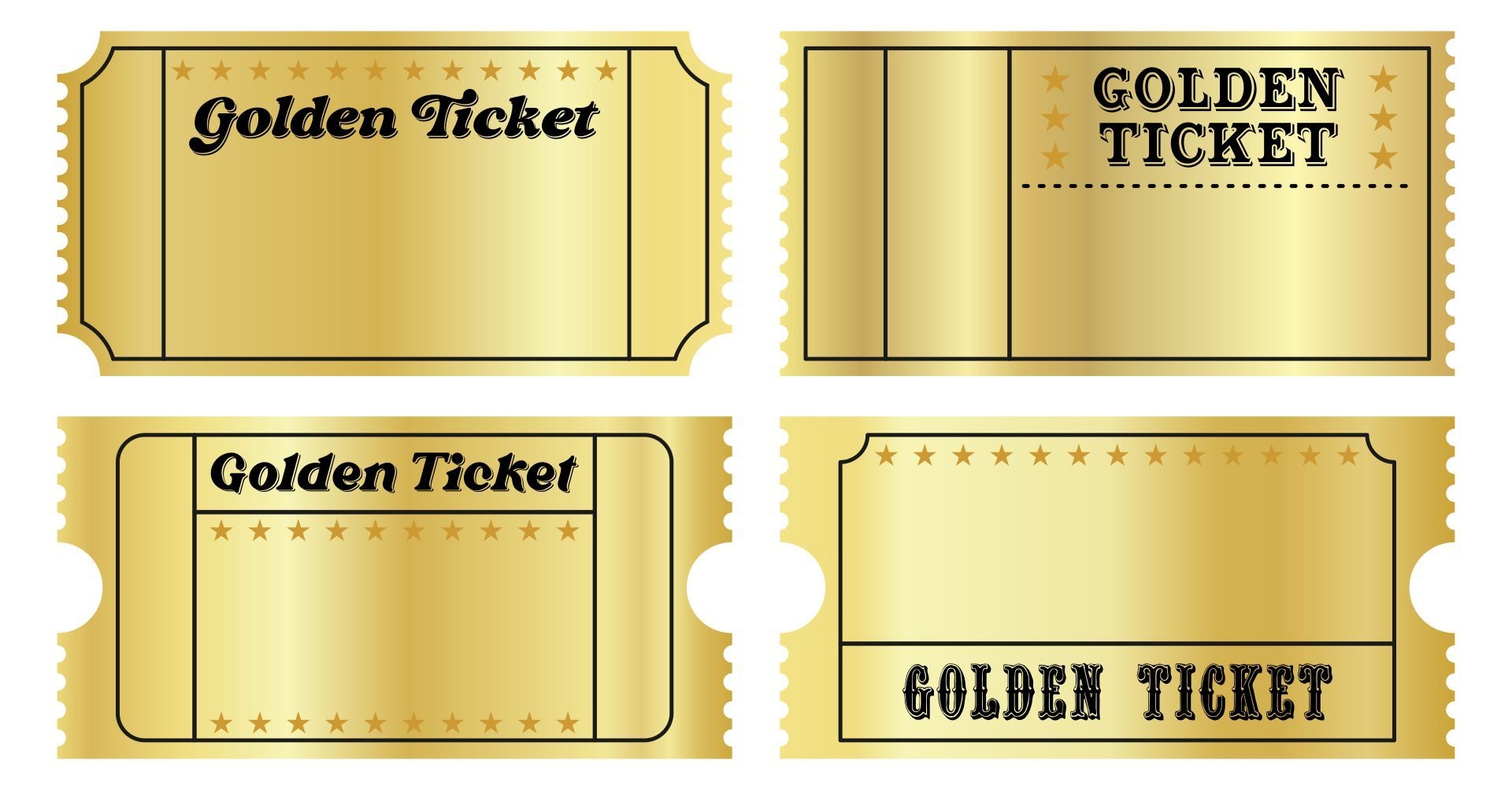 Blank Tickets 10 Free PDF Printables Printablee