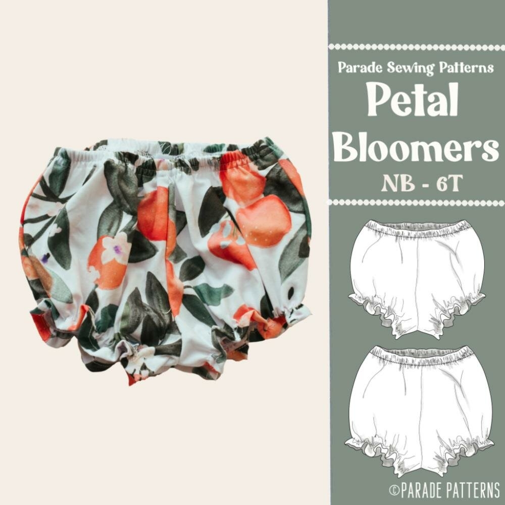 Bloomers Sewing Pattern PDF Baby Toddler PETAL BLOOMERS