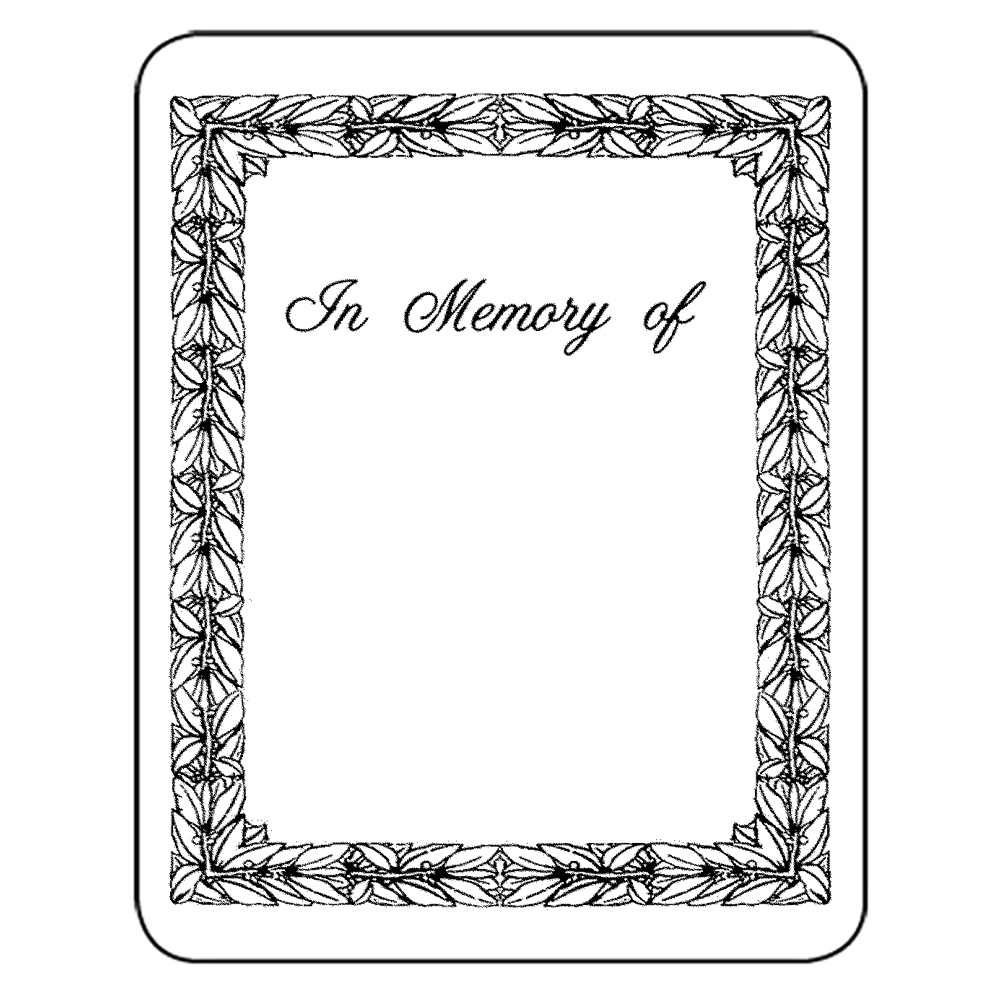 Bookplates Laser Inkjet Bookplates In Memory Of 150 Pkg