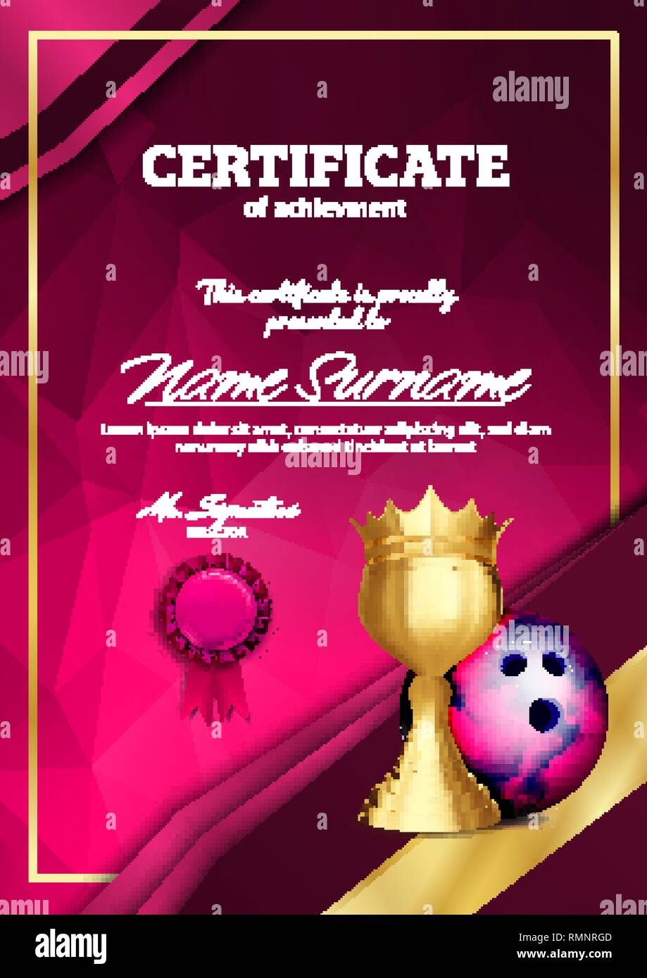 Free Printable Bowling Certificates