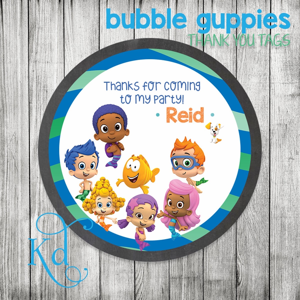 Bubble Guppies Free Printables