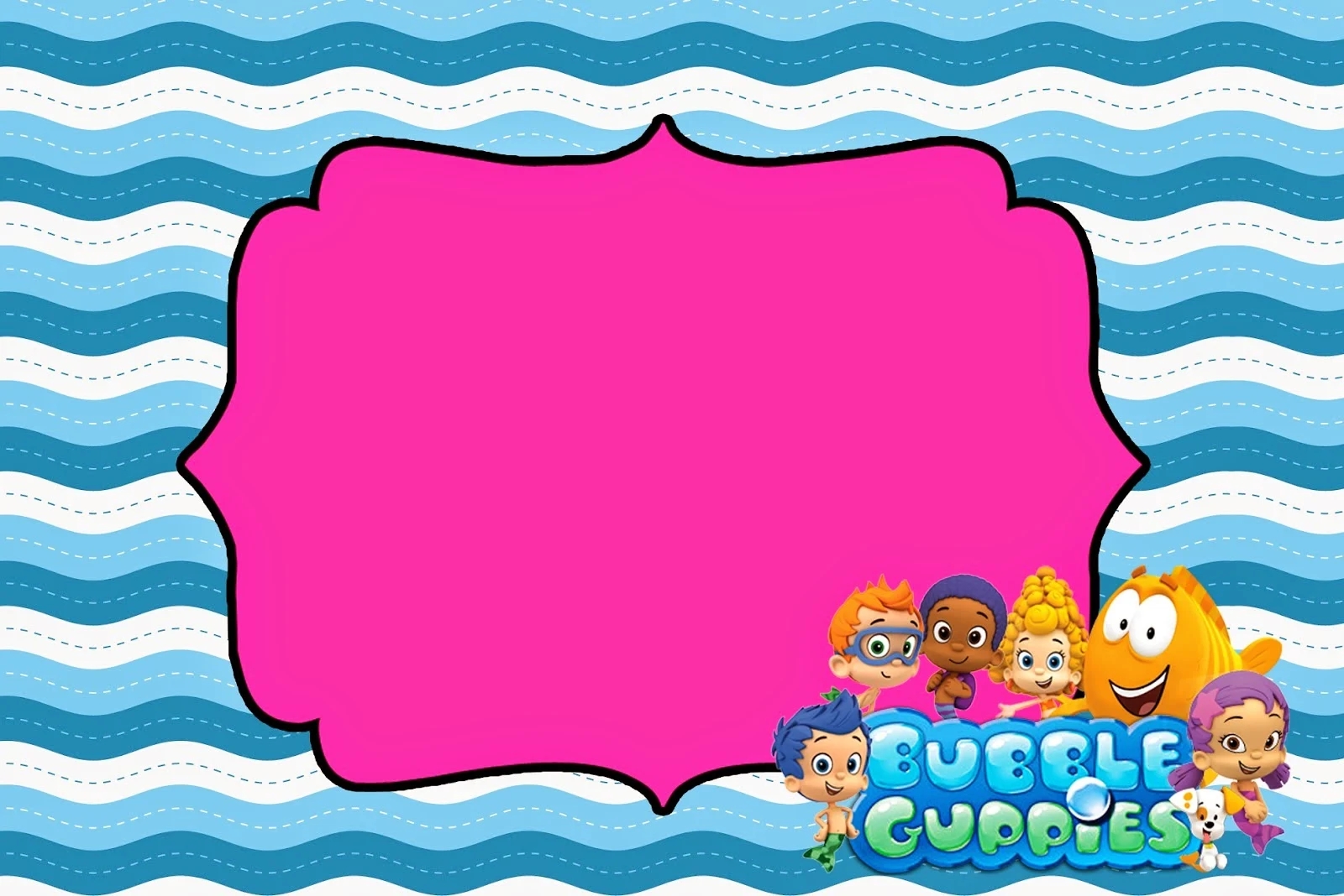 Free Bubble Guppies Birthday Printables