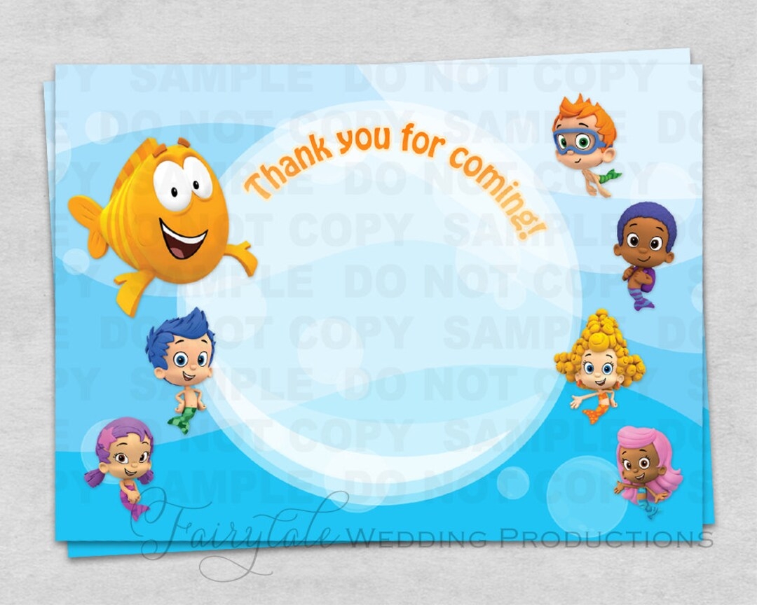 Free Bubble Guppies Printable Stickers