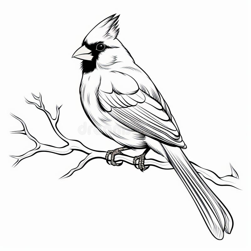Cardinal Coloring Page Stock Illustrations 140 Cardinal Coloring Page Stock Illustrations Vectors Clipart Dreamstime