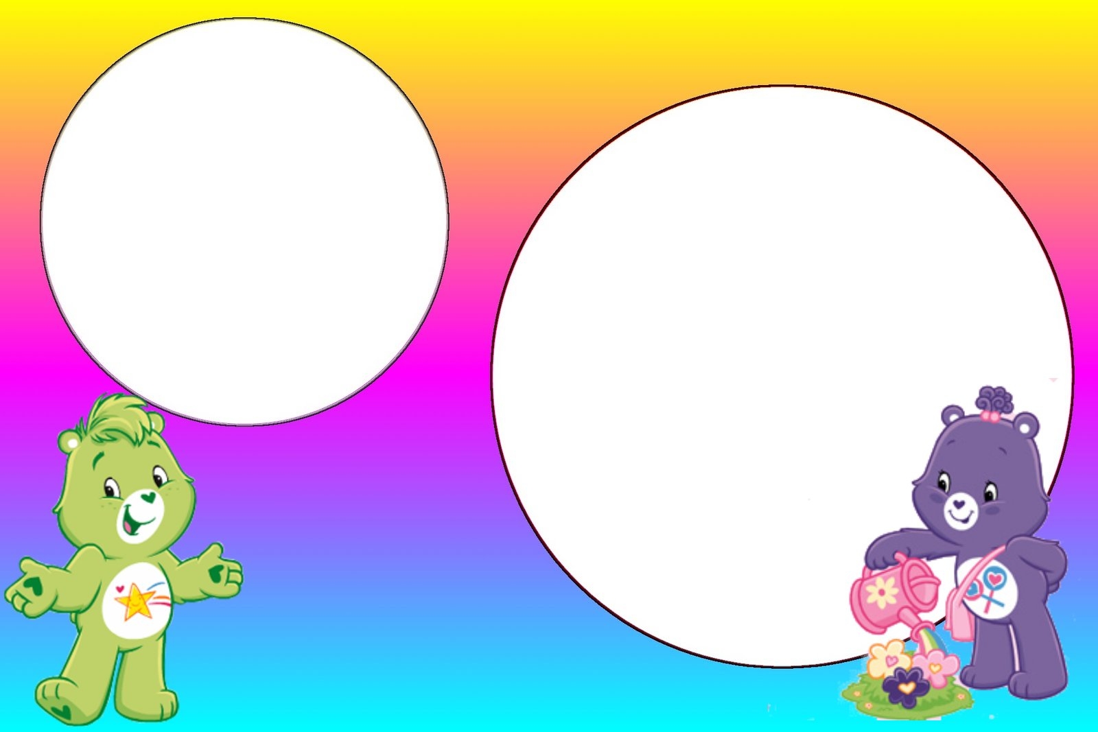 Care Bears Party Free Printable Invitations Oh My Fiesta In English