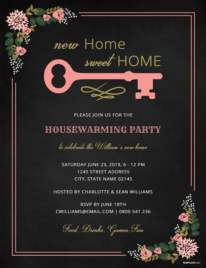 Free Printable Housewarming Invitations