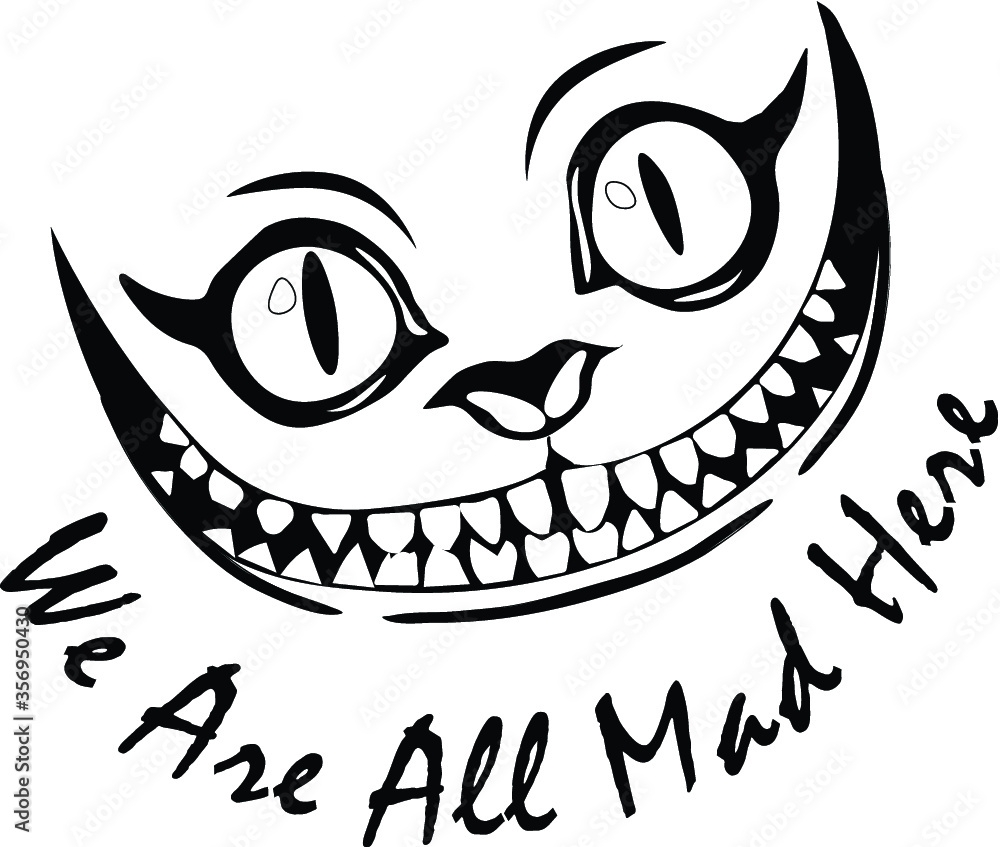 Cheshire Cat Vector Art Graphics Freevector