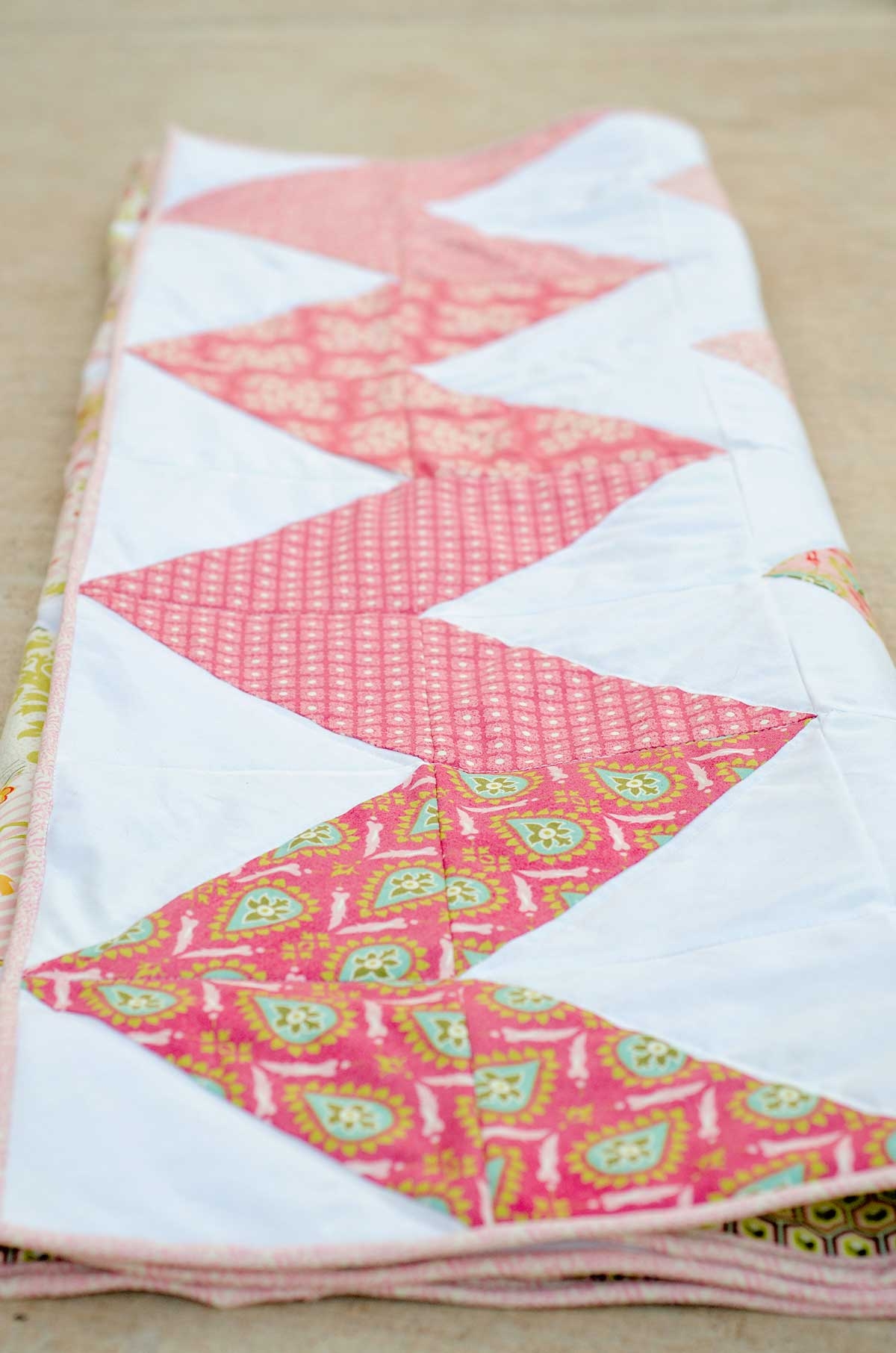 Chevron Quilt the Easy Way Scattered Thoughts Of A Crafty Mom By Jamie Sanders