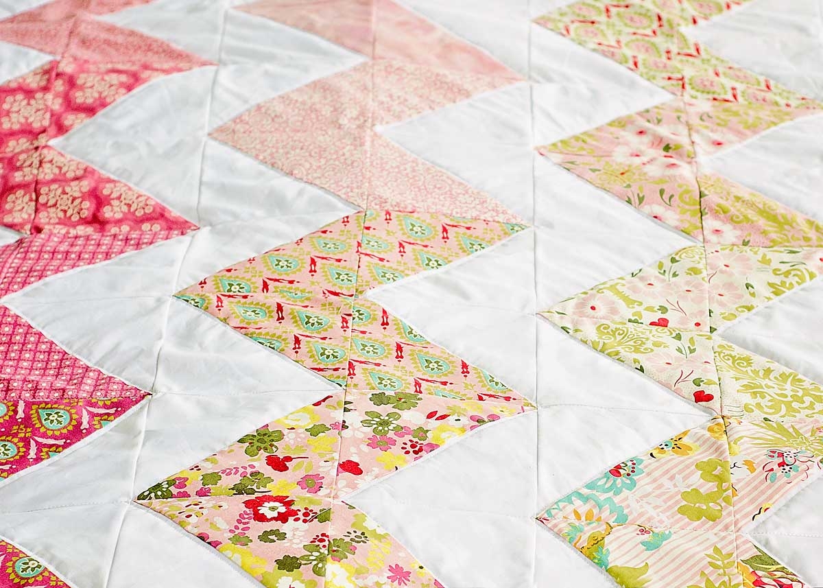 Chevron Quilt the Easy Way Scattered Thoughts Of A Crafty Mom By Jamie Sanders