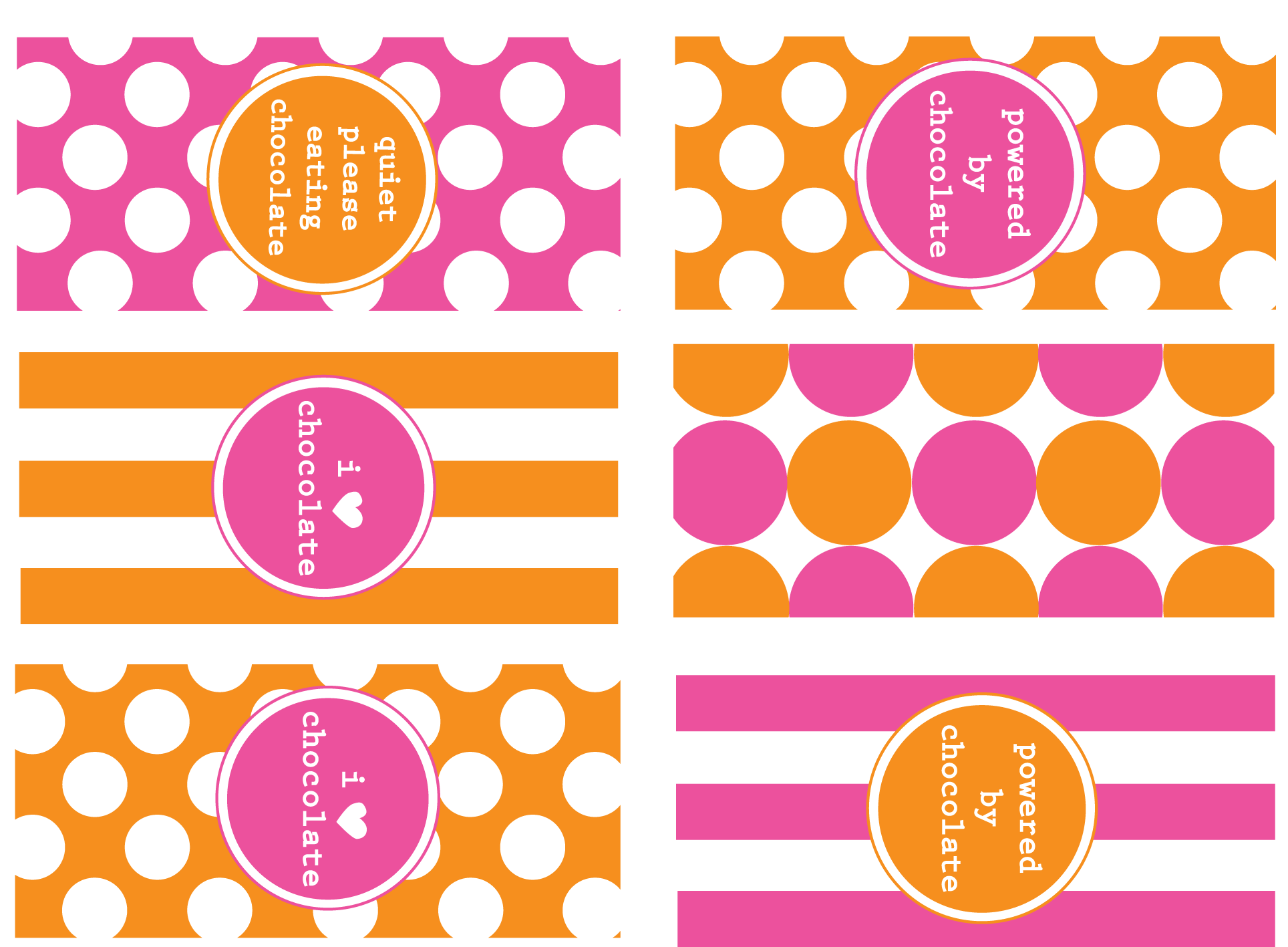 Chocolate Lovers Unite Free Printables 