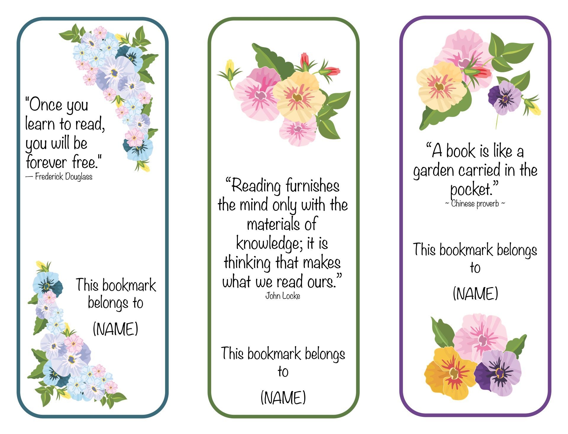 Free Printable Christian Bookmarks