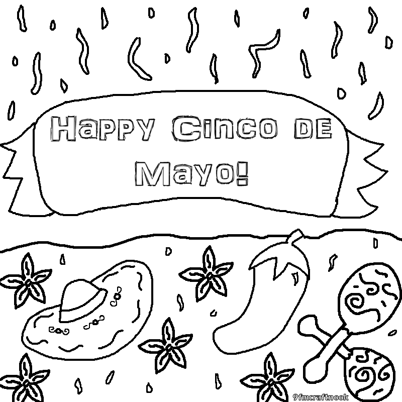 Cinco De Mayo 60067 Holidays And Special Occasions Free Printable Coloring Pages