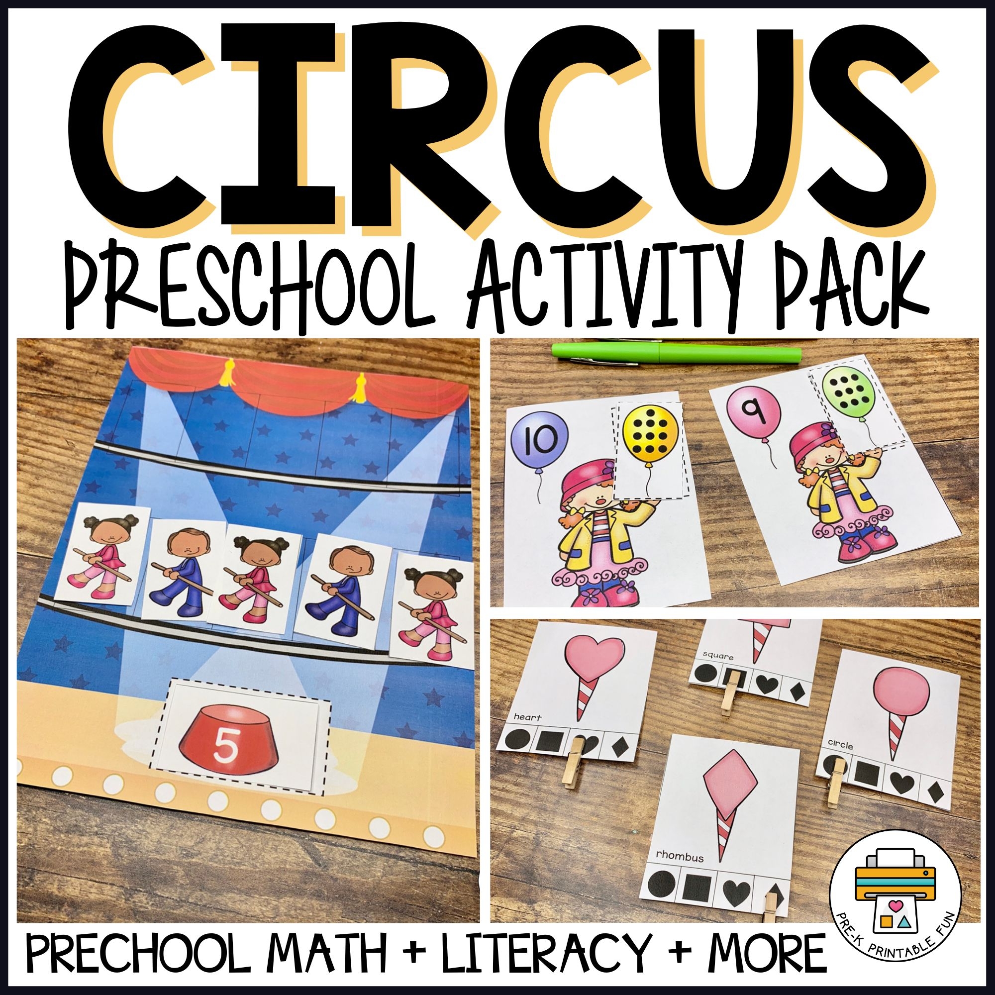 Circus Preschool Activities