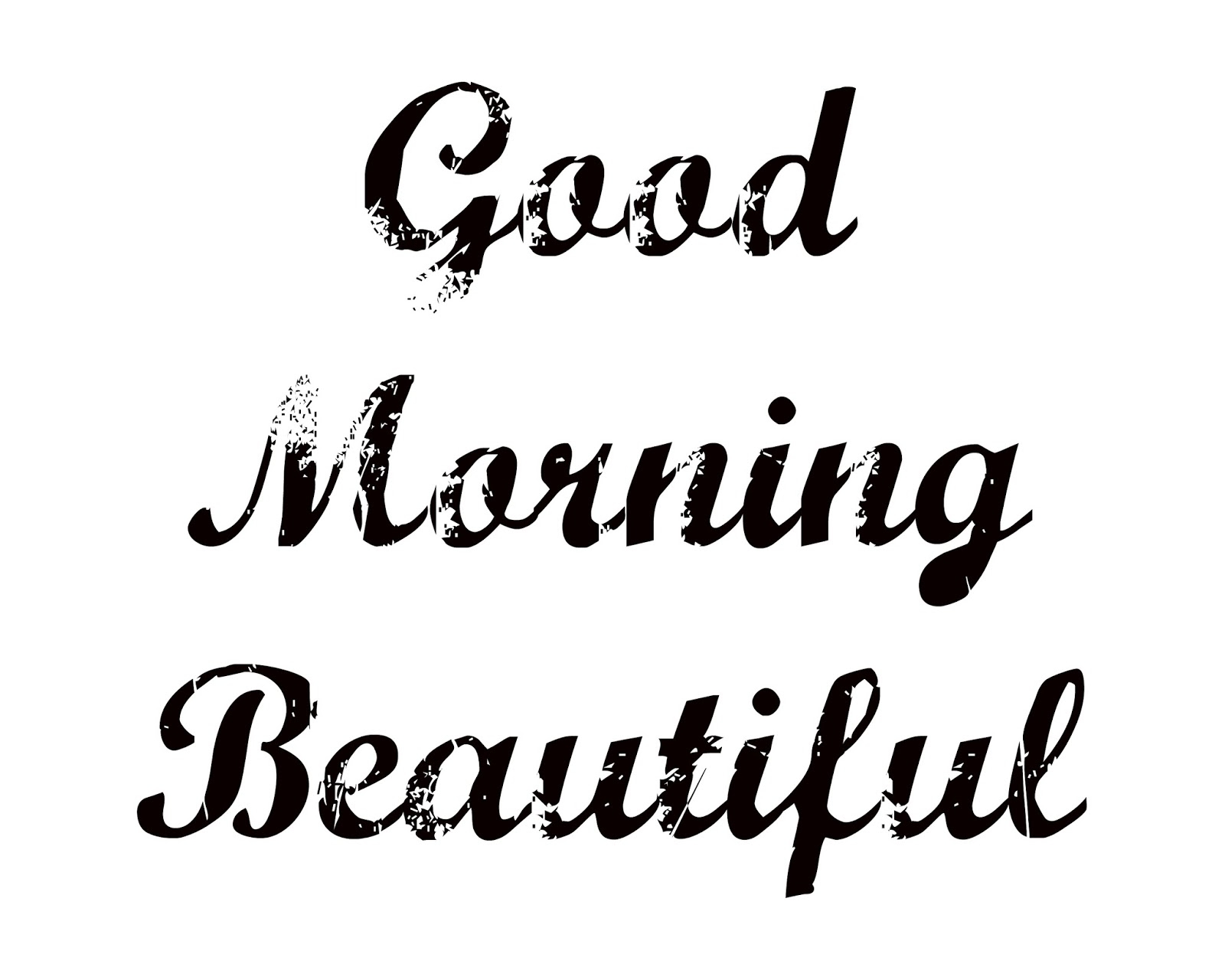 CJO Photo Printable Bathroom Art 8x10 Good Morning Beautiful