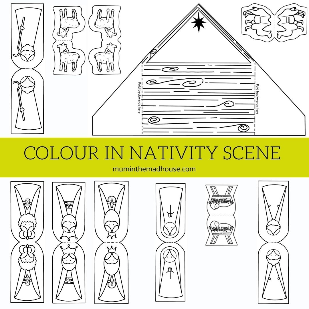 Free Printable Nativity Scene Characters