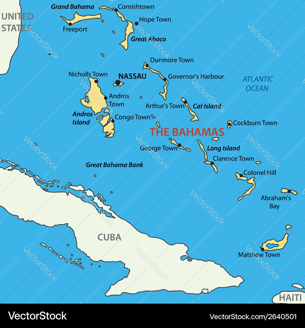 Free Printable Map Of Bahamas