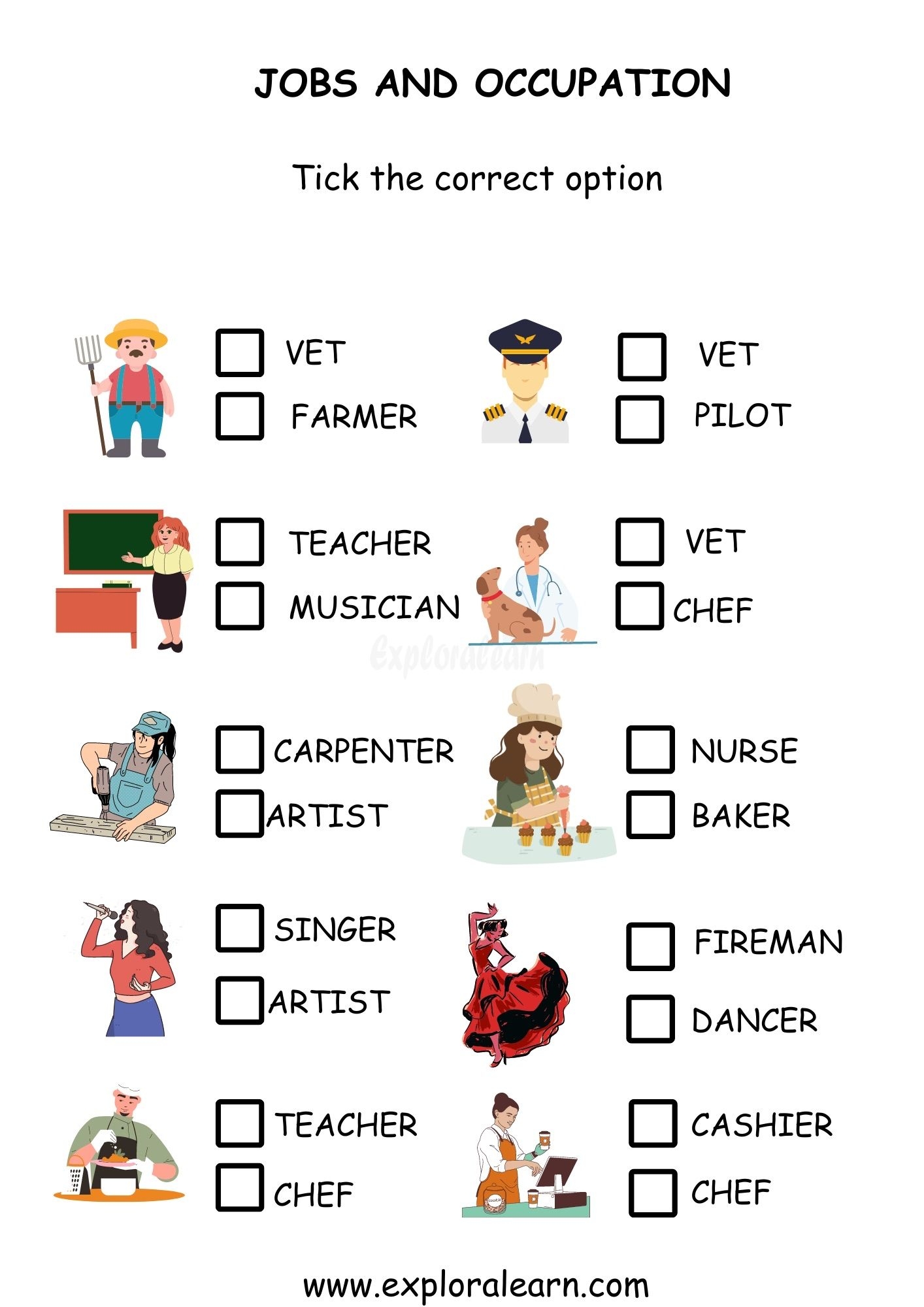 Free Community Helper Printables
