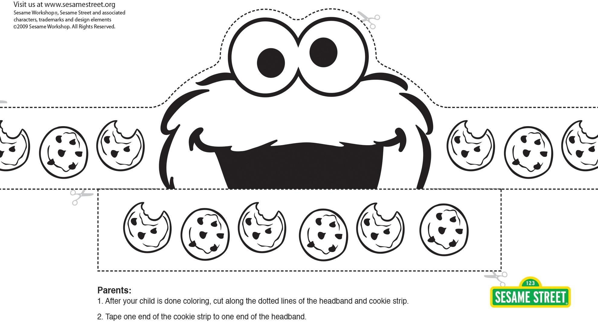 Free Printable Cookie Monster