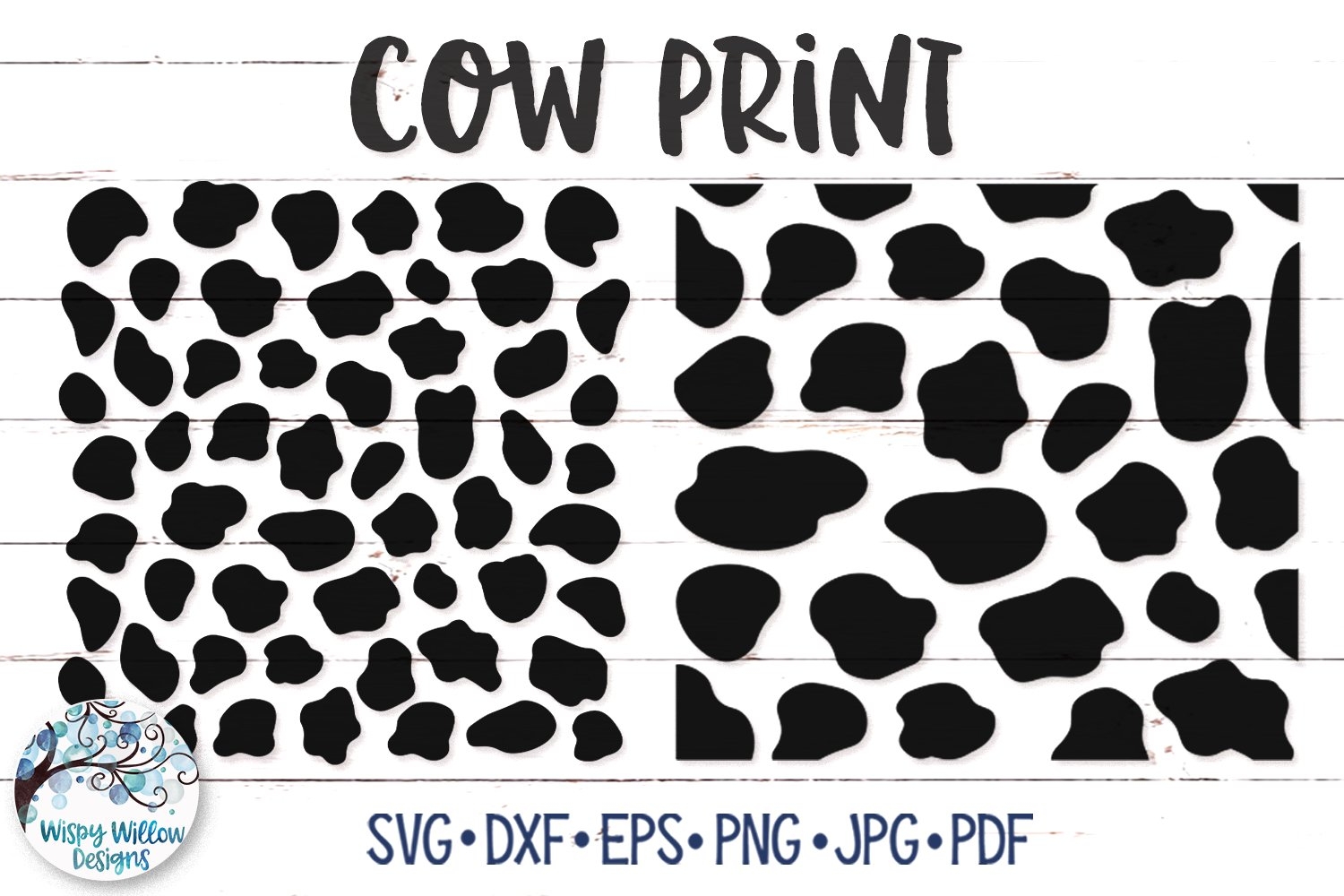 Cow Print SVG Bundle 953642 