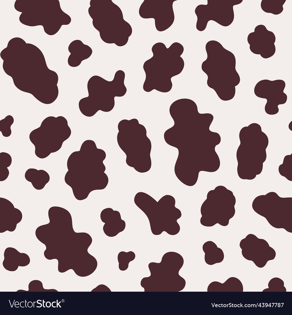 Cow Spots Pattern Royalty Free Vector Image VectorStock