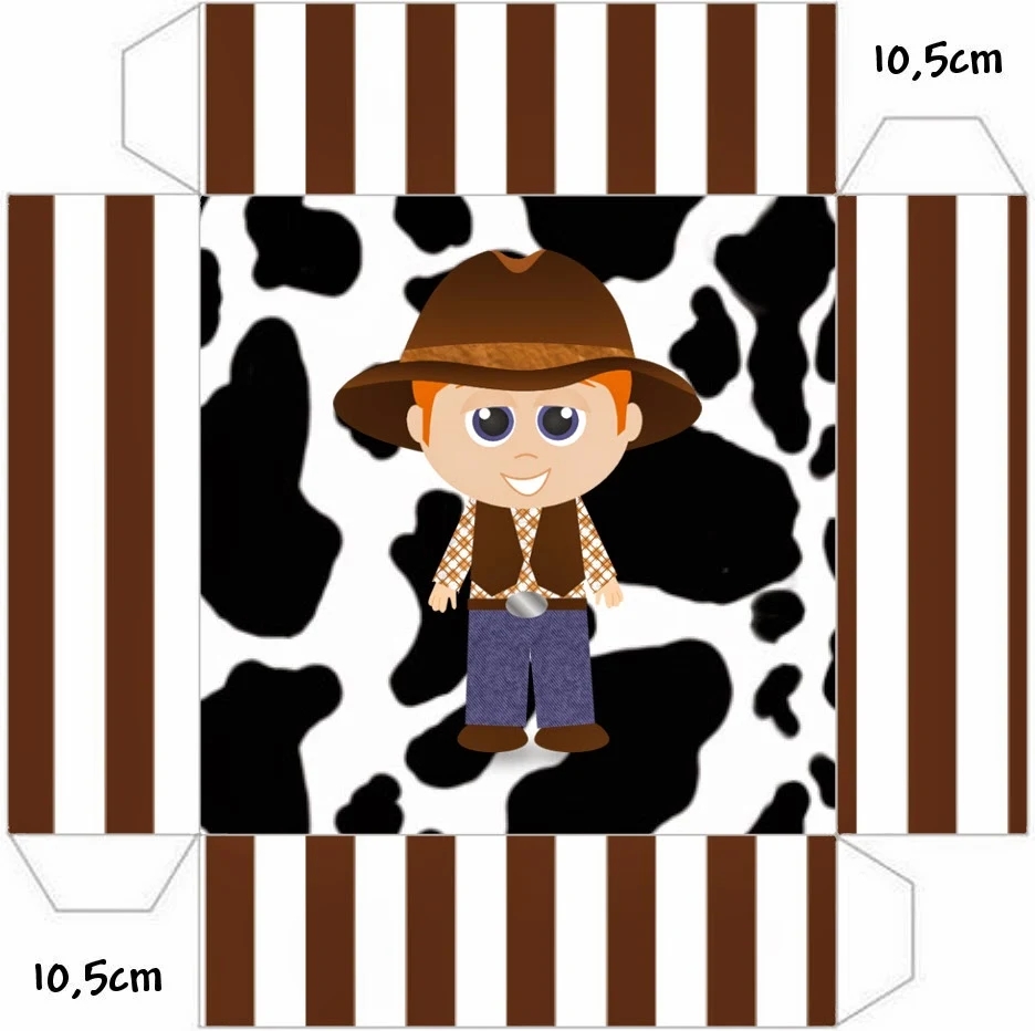 Cowboy Or Western Party Free Printable Boxes Oh My Fiesta In English