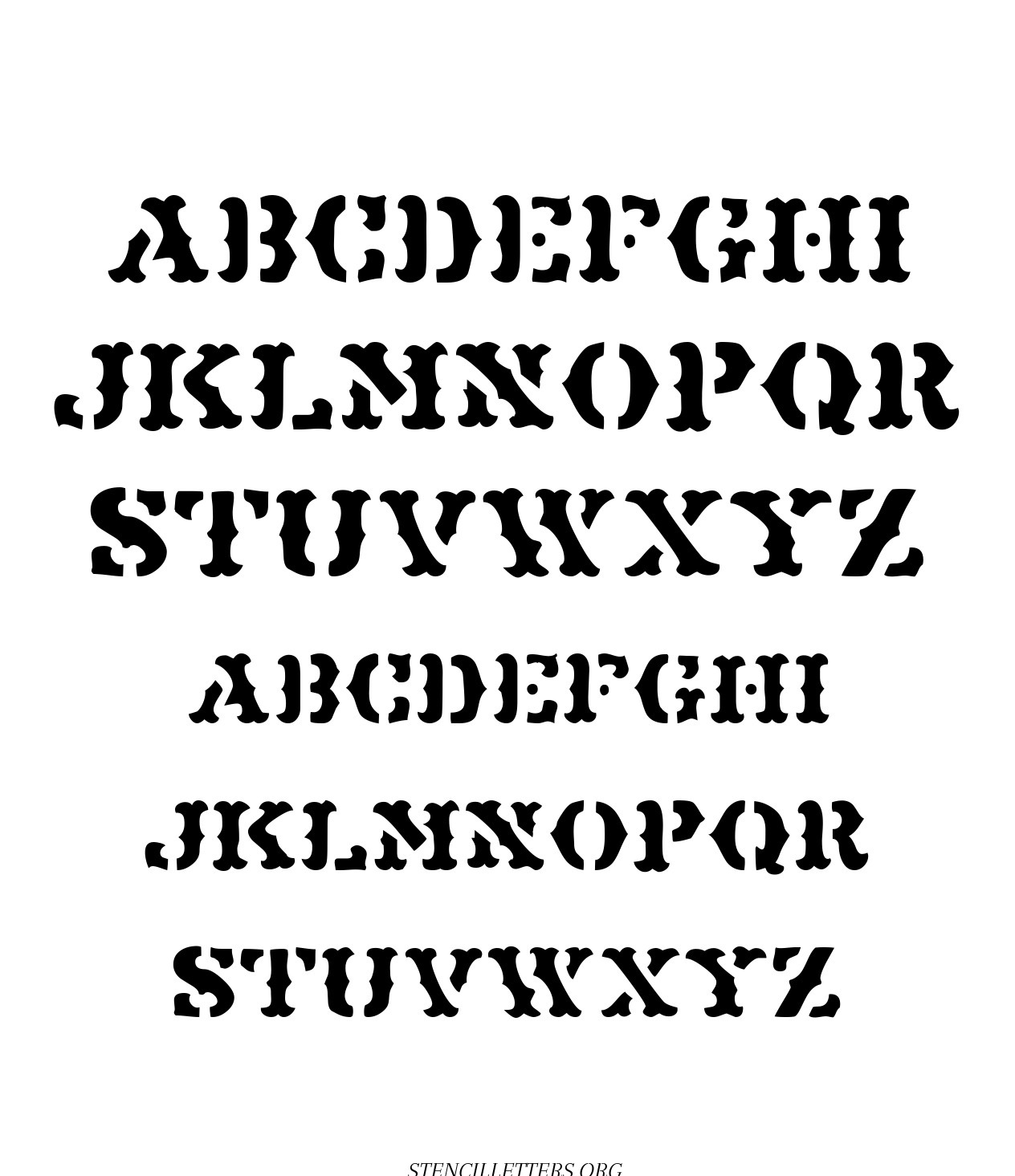 Cowboy Western Tuscan Free Printable Letter Stencils With Outline Cutout Letters Stencil Letters Org